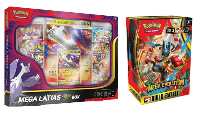 Pokemon TCG Mega Latias ex Box and Mega Evolution Build & Battle Box