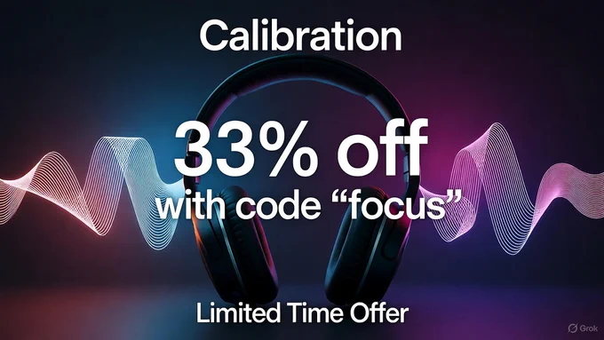 Calibration 33% off with code 'focus' for a limited time