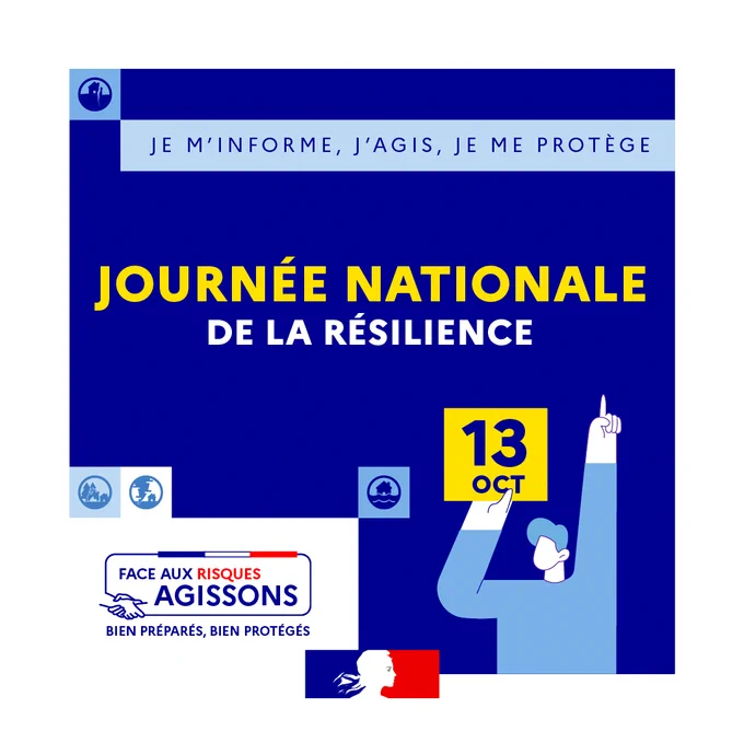Journée Nationale de la Résilience, le lundi 13 octobre