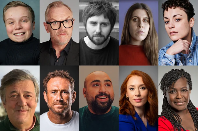 Lenny Rush, Greg Davies, James Buckley, Ele Mackenzie, Rochenda Sandall, Stephen Fry, Jason Fox, Asim Chaudhry, Hannah Fry and Dame Maggie Aderin-Pocock