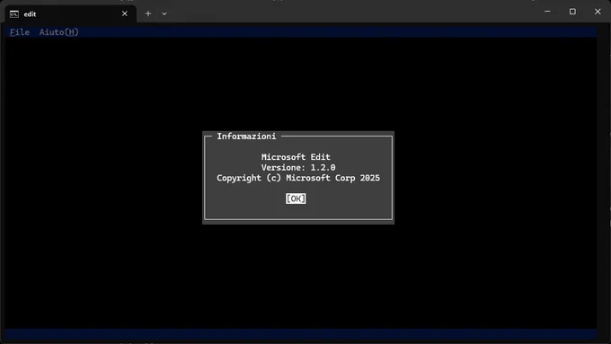 #Microsoft.Edit 1.2.0 #editor #msdos #vintage