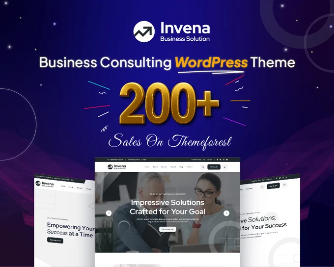  Invena - Business Consulting WordPress Theme by Reacthemes