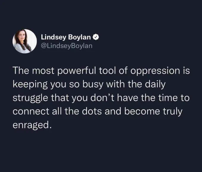 I can't live in a permanent state of rage. Nobody can. It's crisis mode, to the Nth power, and none of us can deal with that much cortisol, adrenaline, and sadness.

I'm not necessarily cherry-picking my anger, either. Remaining thoughtful and aware is important, but I have to triage this bullshit, the same way you do.