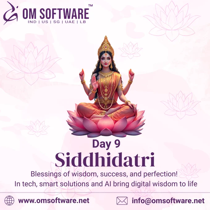Day 9 celebrates Siddhidatri, the goddess of wisdom & fulfillment. 🌸
Just as she bestows knowledge and perfection, technology thrives on AI, smart solutions, and digital wisdom to complete the cycle of innovation. 🚀

👉 Wisdom   Technology = Complete Success.
.
.

#Day9 #NavratriInnovation #TechWithShakti #AIWisdom
