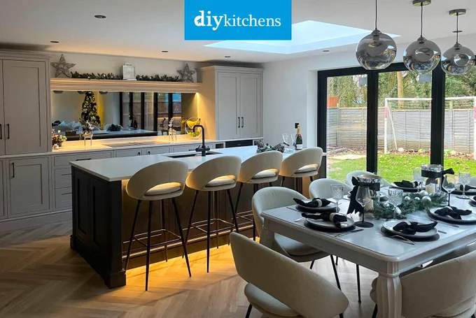 An Innova Helmsley Cashmere Inframe #kitchen | DIY Kitchens
