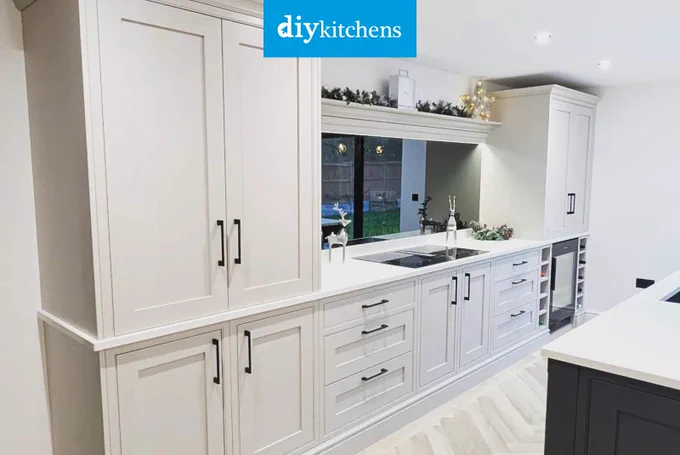 An Innova Helmsley Cashmere Inframe #kitchen | DIY Kitchens