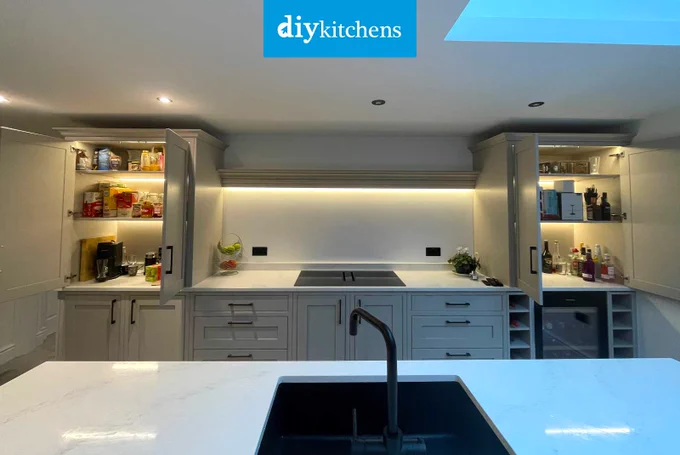 An Innova Helmsley Cashmere Inframe #kitchen | DIY Kitchens