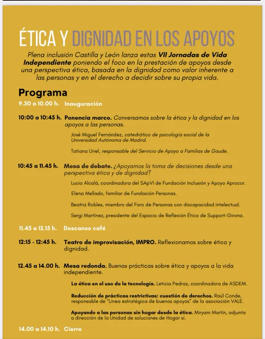 Programa de la jornada