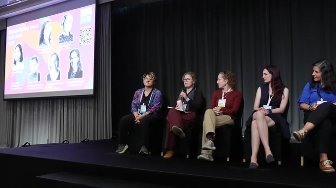 Women's First Panel at UIST 2025.
