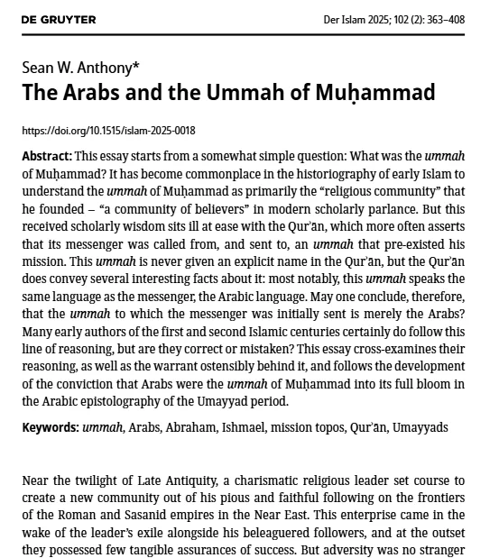 https://www.degruyterbrill.com/document/doi/10.1515/islam-2025-0018/html