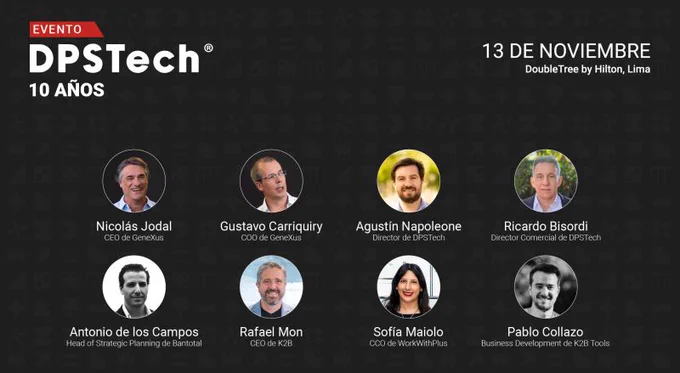 El evento DPSTech Perú 10 años, se celebrará el jueves 13 de noviembre en Lima.