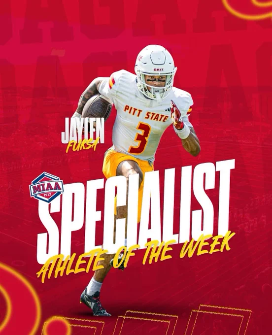 Jaylen Fuksa Pitt State Gorillas Football
