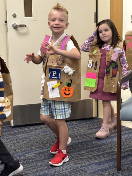K5 alphabet parade