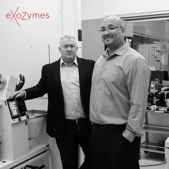 CCO Damien Perriman and co-founder and VP of Development, Dr. Paul Opgenorth.