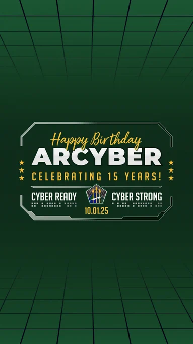 ARCYBER 15th Birthday