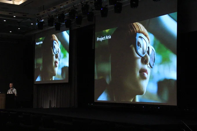 Talk on Project Aria from Meta at the industry session