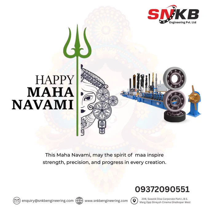 Drill bits, bearings,  Maha navami, tube mills