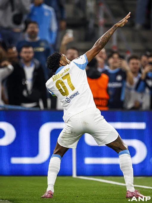 Pierre-Emerick Aubameyang of Olympique Marseille 