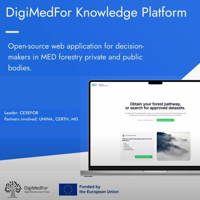 Can data save forests? Yes, with DigiMedFor knowledge platform