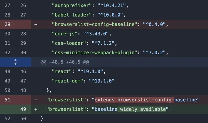 Browserslist now supports Baseline 