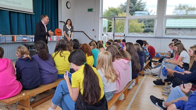 RTÉ News2Day reported on the award-winning Blue Star Programme from Kildare Place National School today. 