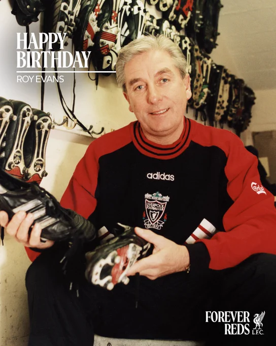 A birthday graphic for Liverpool legend Roy Evans