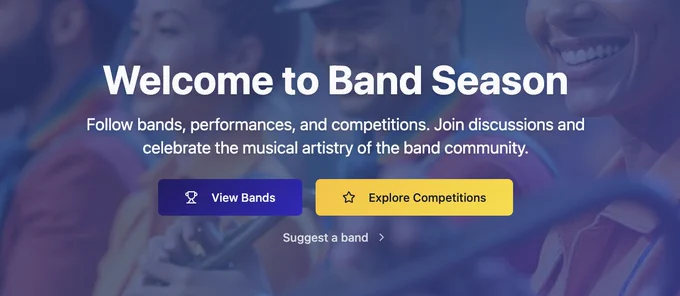 Intro to the BandSeason.com app