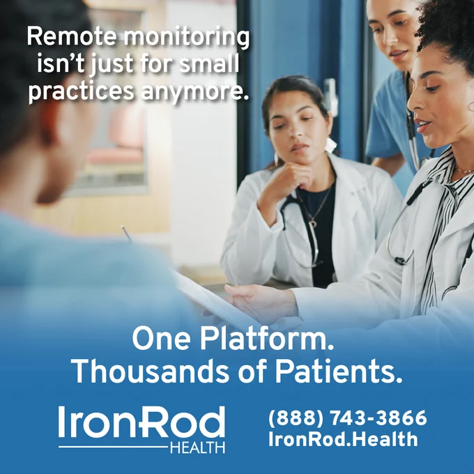 IronRod Health supports large cardiovascular groups with 2,000  patients under care, helping providers scale without sacrificing quality 📈.

From vitals to cardiac diagnostics, we streamline data so you can stay focused on outcomes 💡.

🔎 Do you know your monitoring opportunity? Request a platform demo on our website https://ironrod.health/.

#IronRodHealth #PopulationHealth #RPMforProviders #CardiacCare #RemoteMonitoring