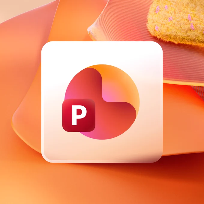 Image of new Powerpoint profile picture with Powerpoint logo.