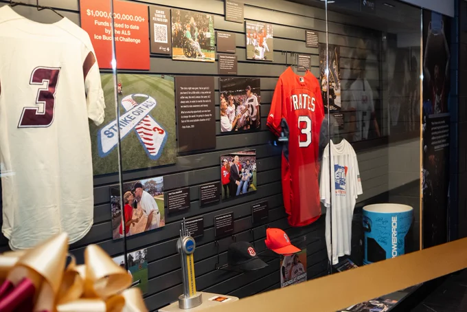 Pete Frates exhibit at The Sports Museum at TD Garden