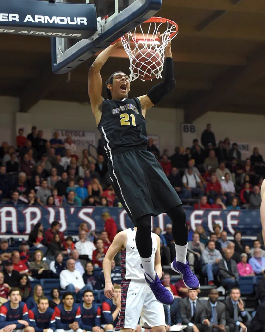 Brantley Bynum finishes at the rim against Saint Mary's on Nov 13, 2015.