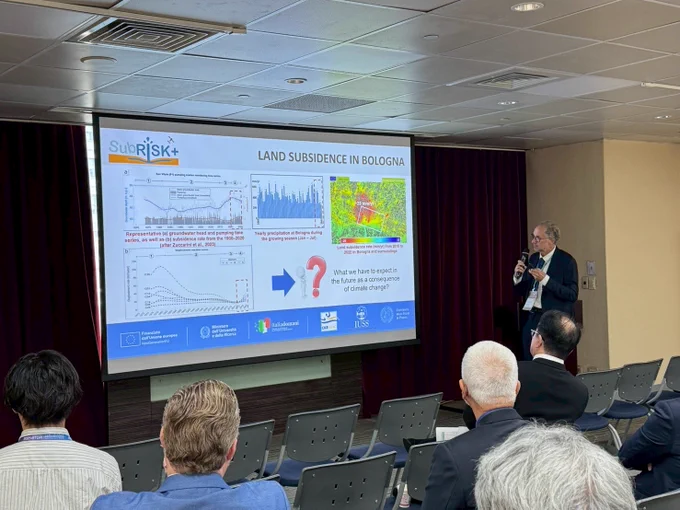 At TGA2025, Teatini et al. delivered a talk on the stochastic approach developed in SubRISK  to investigate differential land displacements due to groundwater overdraft in the city of Bologna (Italy), as part of the thematic session the 3rd LAnd Subsidence induced by fluid ExtRaction (LSUB). This work is the baseline for the advanced 3D modeling led by UNIPD within WP4.