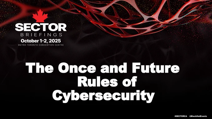 SecTor Briefings: The Once and Future Rules of Cybersecurity - day two keynote by HD Moore