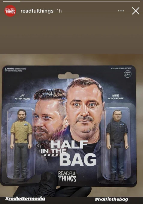 Readfulthings Red Letter Media Half in the Bag Jay Mike Action Figures