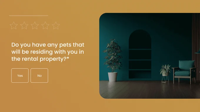Residential rental application