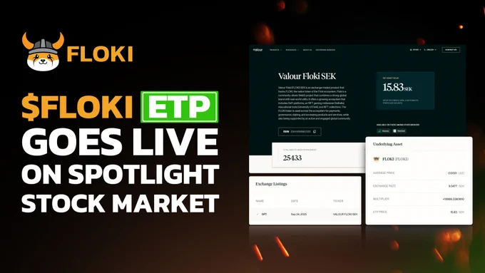 THE FIRST FLOKI ETP GOES LIVE IN EUROPE