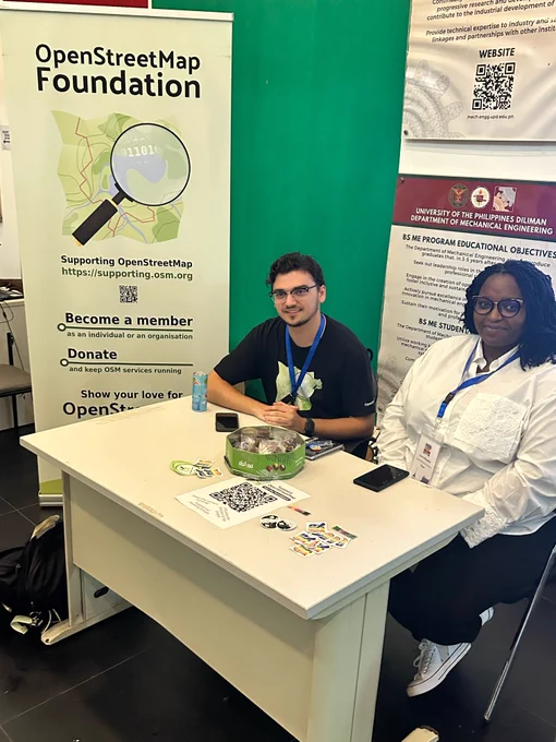 OpenStreetMap Foundation booth at SotM2025