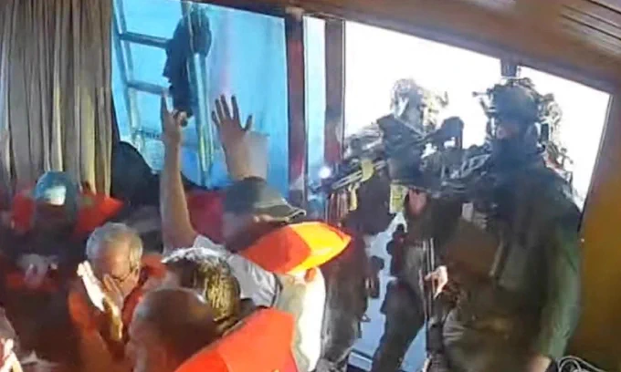 The Global Sumud Flotilla, which carried humanitarian aid and international activists toward Gaza, has been completely intercepted by the Israeli military. The final vessel, Marinette, was stopped in international waters, officially ending the mission. Roughly 450 activists from multiple nations, including well-known figures like Greta Thunberg, were detained. Israel defended its actions by citing its long-standing naval blockade of Gaza, calling the area an “active combat zone.” However, flotilla organizers and several governments denounced the interceptions as violations of international maritime law. The event sparked worldwide protests, with many nations demanding the immediate release of detainees and raising questions about the legality of Israel’s blockade. This article examines Global Reactions to Israel’s Interception of the Global Sumud Flotilla and the diplomatic fallout.