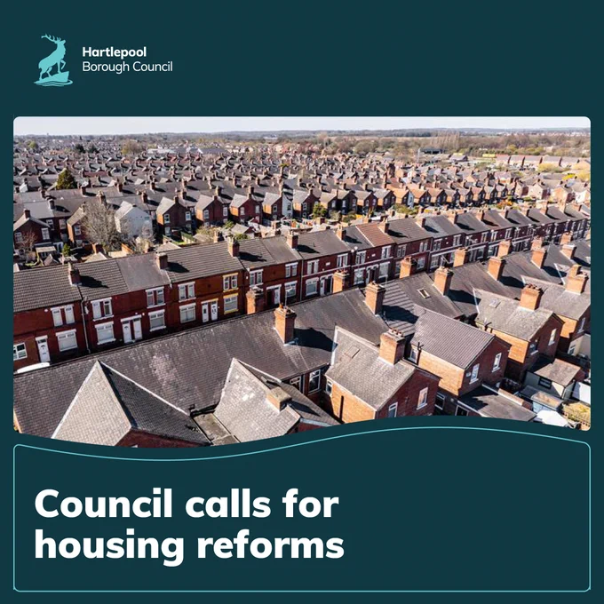 Councillors in Hartlepool say urgent action is needed to tackle a growing housing crisis fuelled by the profiteering of some private landlords.
Full story➡️www.hartlepool.gov.uk/housing-reforms-call