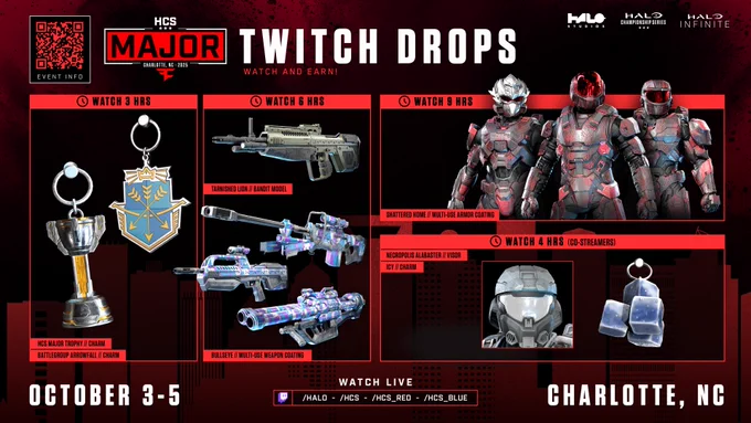 HCS Charlotte Major 2025 - Twitch Drops