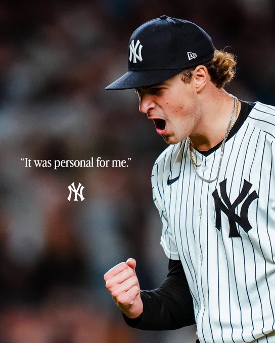 "It was personal for me." -Cam Schlittler 