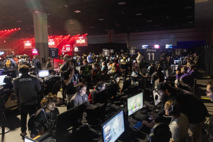Players competing in the HCS Charlotte Major Open Bracket