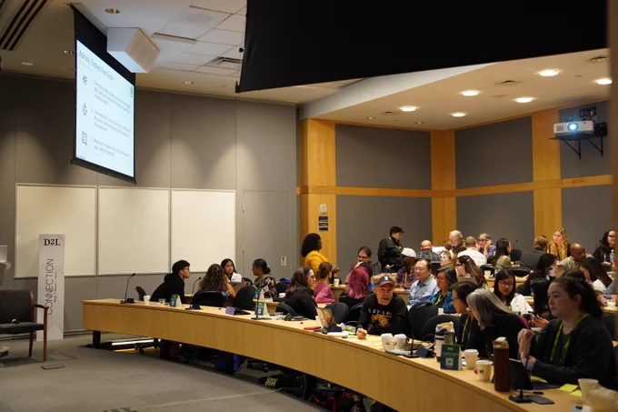 Attendees in session 