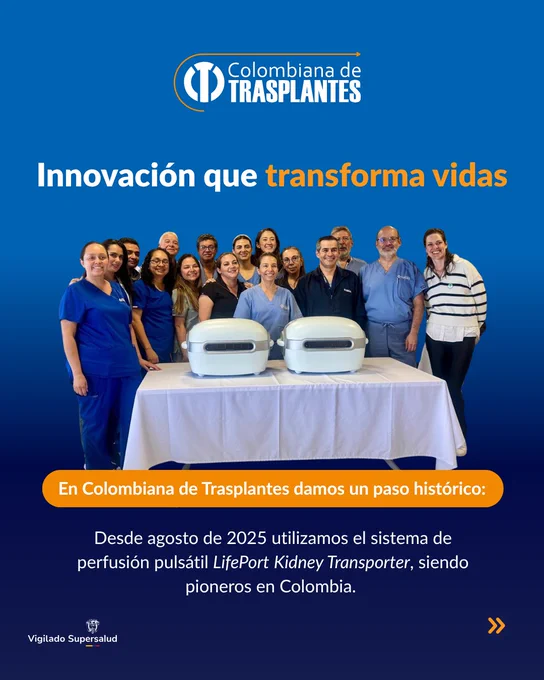 Somos pioneros en implementar el sistema LifePort Kidney Transporter, con el que logramos por primera vez en el país el trasplante exitoso de un riñón con criterio expandido.
