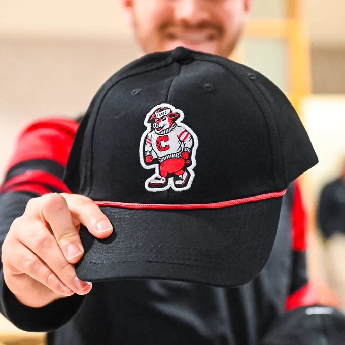 Photo of a Strutting Stormy hat given away on Opening Night 