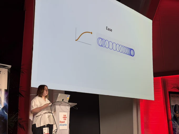 Kateryna on stage