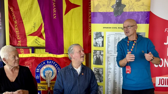 The AGM of the International Brigade Memorial Trust (IBMT) took place on Saturday 4th October 2025 in Unite the Union offices in Belfast.