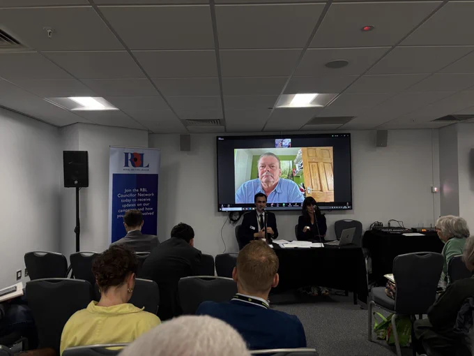 Nick Craker (Royal British Legion), Cllr Kevin Foster (Armed Forces Champion, North Yorkshire Council), Rachel Millward (Deputy Leader, Green Party)