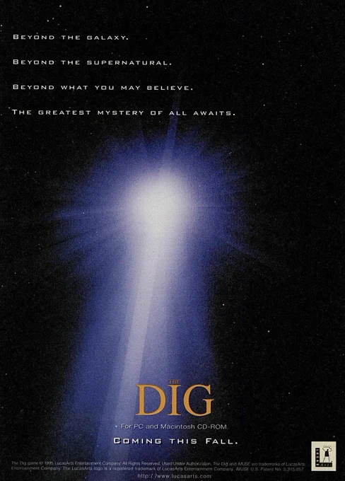 Anzeige zu The Dig.