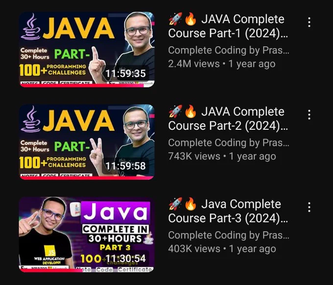 Java Course 